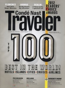 Conde Nast Readers Choice Five Graces
