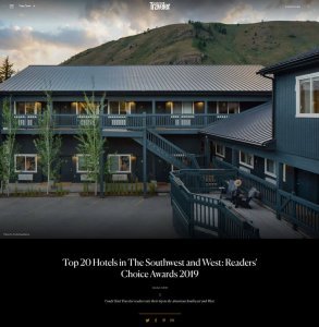 Top 20 Hotels In The Southwest And West Readers' Choice Awards 2019
